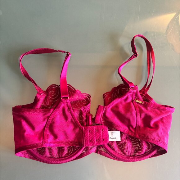Beautiful Chantelle bra 34DDD (UK 34E) - color Ruby 💖 - Picture 2 of 7